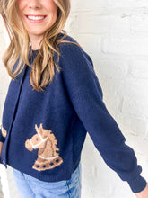 Load image into Gallery viewer, Little Mistakes Navy Top