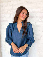 Load image into Gallery viewer, THML Show Is On Navy Top