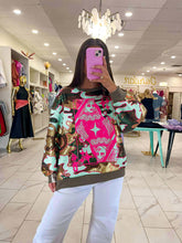 Load image into Gallery viewer, Queen Of Sparkles Mint Sequin Camo Queen Card Sweatshirt