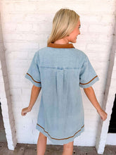 Load image into Gallery viewer, Excuse Me Denim Dress