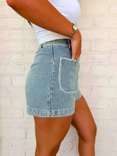 Load image into Gallery viewer, The Austin Stitch Denim Shorts