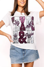 Load image into Gallery viewer, Queen Of Sparkles Texas A&amp;M Metallic Icon Tee