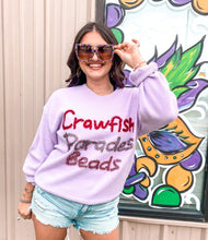 Load image into Gallery viewer, Exclusive Crawfish Parades Beads Sweater