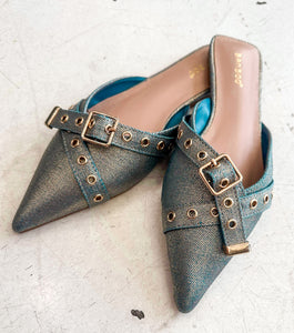 Assert Blue Gold Mule