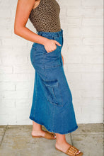 Load image into Gallery viewer, Leave It All Behind Denim Skirt