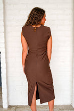 Load image into Gallery viewer, Classy And Sassy 2.0 Brown Dress