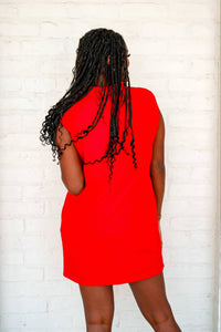 Sort It Out Red Dress