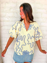 Load image into Gallery viewer, THML Beautiful Days Yellow Top