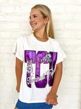 Load image into Gallery viewer, Queen Of Sparkles TCU Metallic Icon Tee