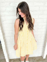 Load image into Gallery viewer, Solid Advice Yellow Dress