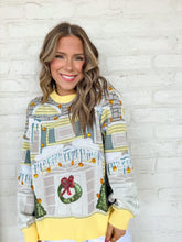 Load image into Gallery viewer, Queen Of Sparkles Yellow Trim Griswold House Sweatshirt