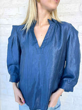 Load image into Gallery viewer, THML Dedication Appreciated Navy Top