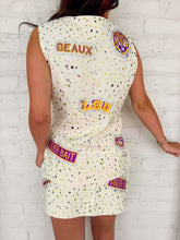 Load image into Gallery viewer, Queen Of Sparkles LSU Multi Rhinestone Scattered Logo Skirt
