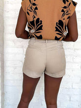 Load image into Gallery viewer, Recap From Here Taupe Shorts