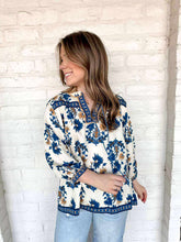 Load image into Gallery viewer, Know It All Blue Top