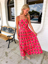 Load image into Gallery viewer, Like Old Times Coral Polka Dot Dress