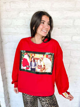 Load image into Gallery viewer, Queen of Sparkles Licensed Red the One with the Holiday Armadillo Sweatshirt