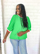 Load image into Gallery viewer, Carry On Kelly Green Top