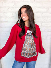 Load image into Gallery viewer, Queen Of Sparkles Oyster Christmas
Tree Sweatshirt