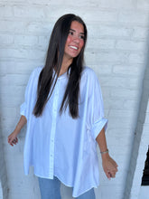Load image into Gallery viewer, Over The Sea White Oversized Top