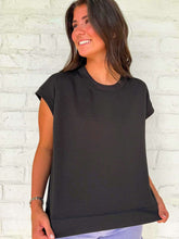 Load image into Gallery viewer, In A Daydream Black Scuba Top