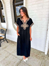 Load image into Gallery viewer, Timeless Patch Black Dress