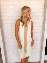 Load image into Gallery viewer, Dear Miss Oatmeal Linen Dress