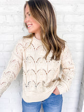 Load image into Gallery viewer, Classy Details Cream Top
