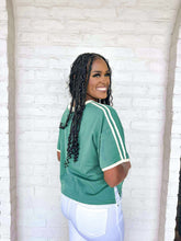 Load image into Gallery viewer, Behind The Scenes Hunter Green Top