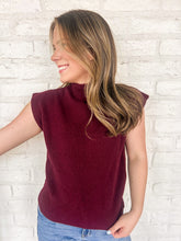 Load image into Gallery viewer, Get On My Side Burgundy Top