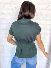 Load image into Gallery viewer, Keep Me Company Dark Green Top