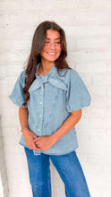 Load image into Gallery viewer, Carry Me Away Light Denim Top