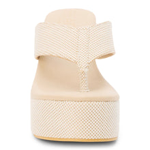 Load image into Gallery viewer, The Bonnie Natural Platform Sandal
