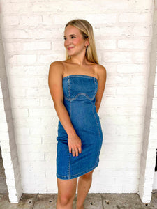 Regret Nothing Denim Dress