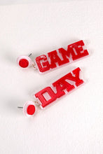 Load image into Gallery viewer, Sparkling Red Gameday Earrings