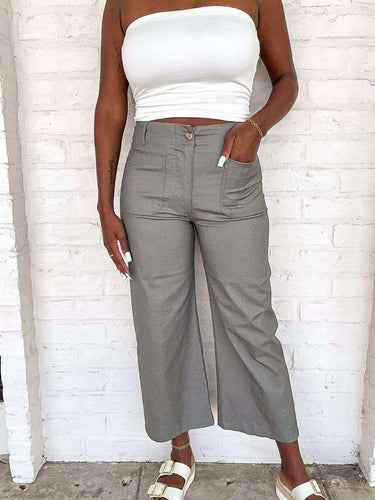 On The Way Gray Pants