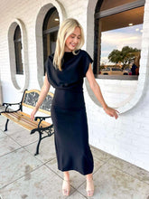 Load image into Gallery viewer, Save This Feeling Black Dress