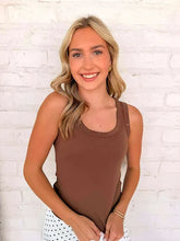 Load image into Gallery viewer, Such A Stud Chocolate Scoop Neck Tank