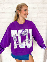 Load image into Gallery viewer, Queen Of Sparkles TCU Metallic Icon Sweatshirt