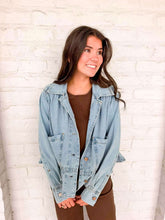 Load image into Gallery viewer, Light Denim Essentials Jacket