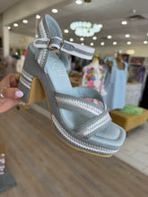 Load image into Gallery viewer, The Adelaide Denim Platform Heel