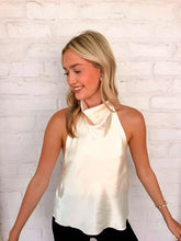 Load image into Gallery viewer, Hold Onto Memories Cream Halter Top