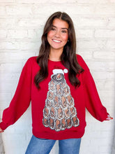 Load image into Gallery viewer, Queen Of Sparkles Oyster Christmas
Tree Sweatshirt