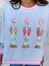 Load image into Gallery viewer, Jordan Amanda Three Little Pink  Christmas Nutcracker Sweatshirt