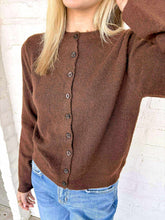 Load image into Gallery viewer, Next Chapter Brown Cardigan Top
