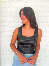 Load image into Gallery viewer, Feel The Rhythm Black Bodysuit