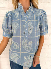 Load image into Gallery viewer, Sweet Escape Blue Top