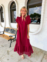 Load image into Gallery viewer, Know The Truth Burgundy Dress