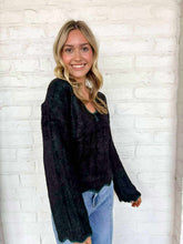 Load image into Gallery viewer, Just Say It Black Top