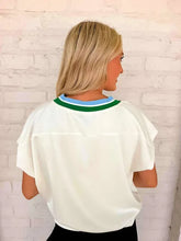 Load image into Gallery viewer, Smooth Going White Shirt Sleeve Top